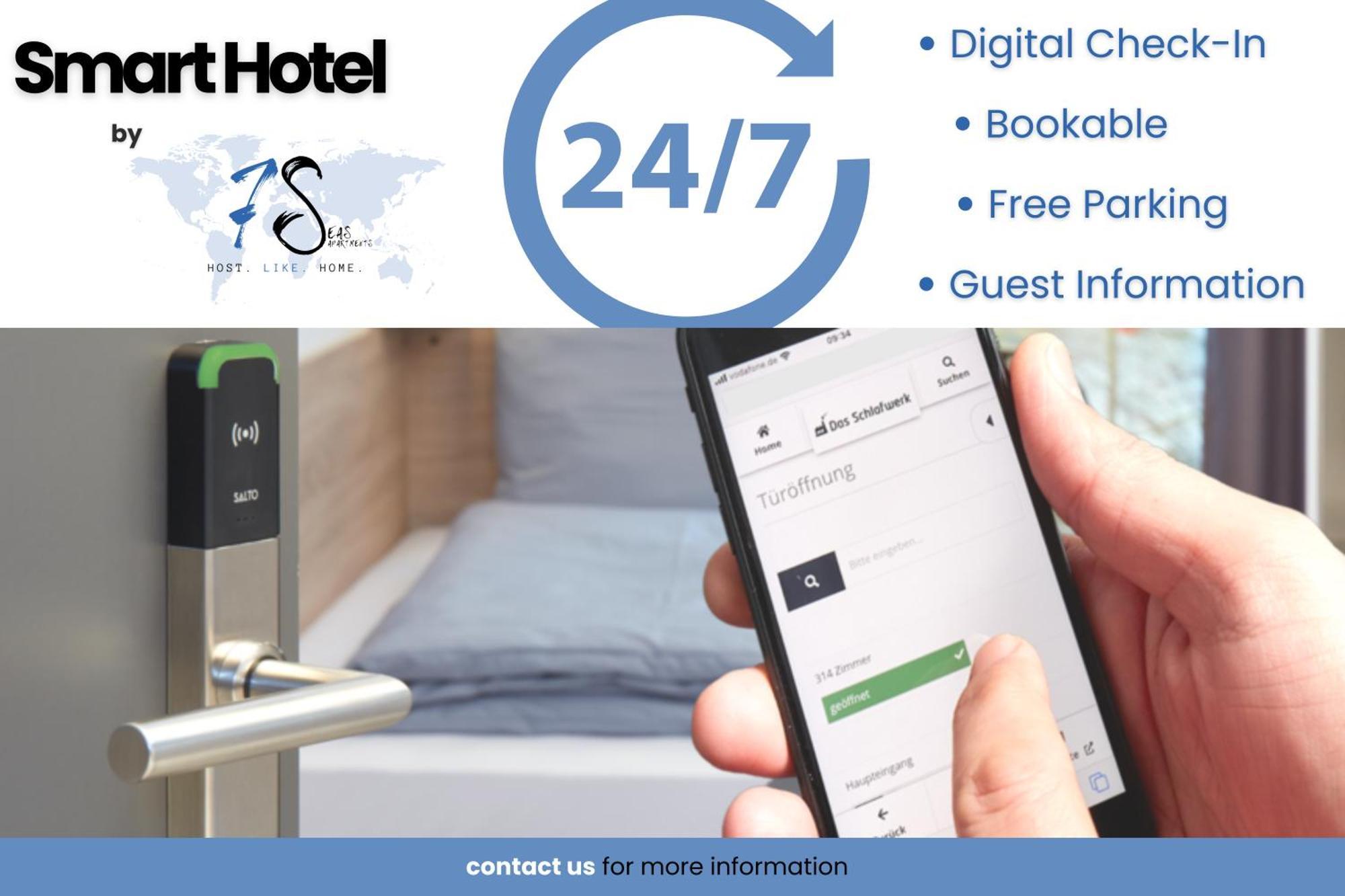 7Seas Boutique Aparthotel Homburg - Stilvoll, Digital & Ideal Fuer Familie & Business Extérieur photo